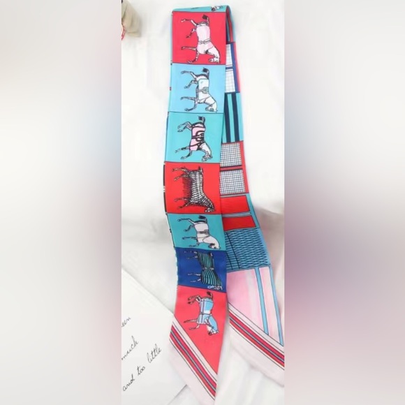 Skinny scarf/wrist wrap/hair tie - Picture 2 of 11